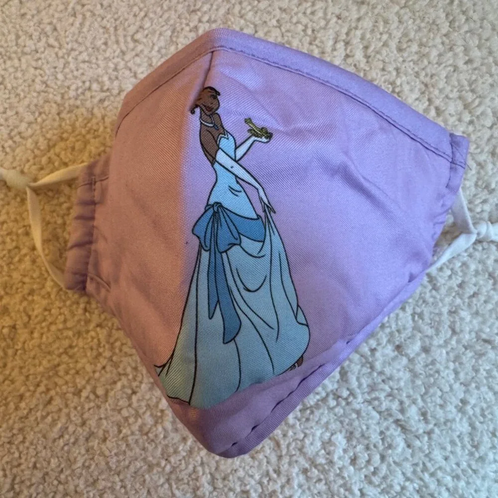 Set of 5 Kids Disney Princess Face Masks